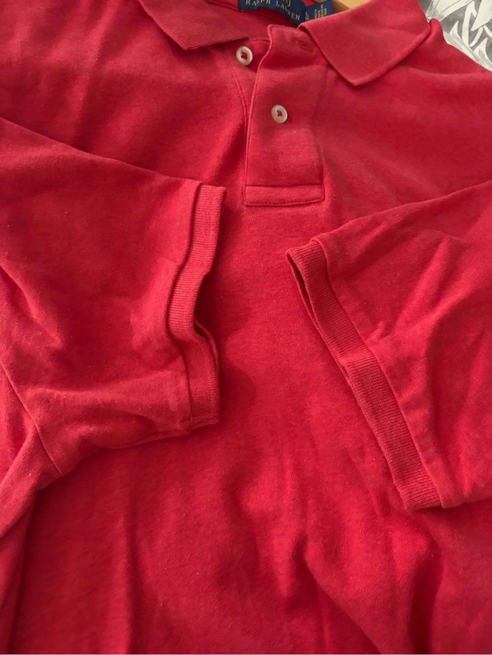 Polo by Ralph Lauren Red Men's Classic Polo Shirt- soft cotton
